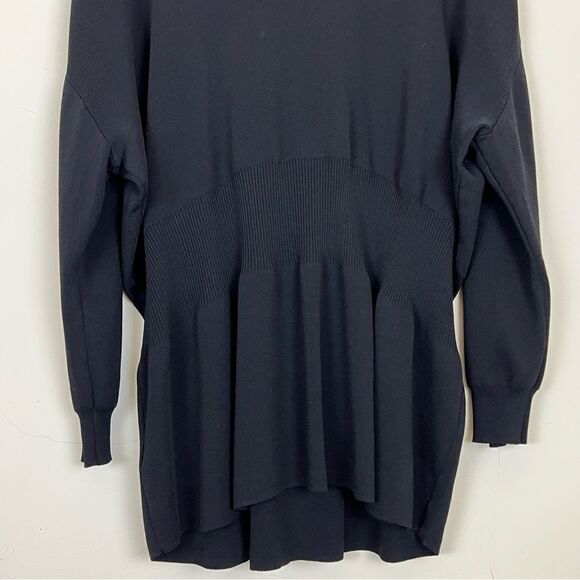 Simply Be Plus Size Dropped Waist Cinched Lace-Up Tunic Sweater, Size 28/30 - Picture 8 of 11